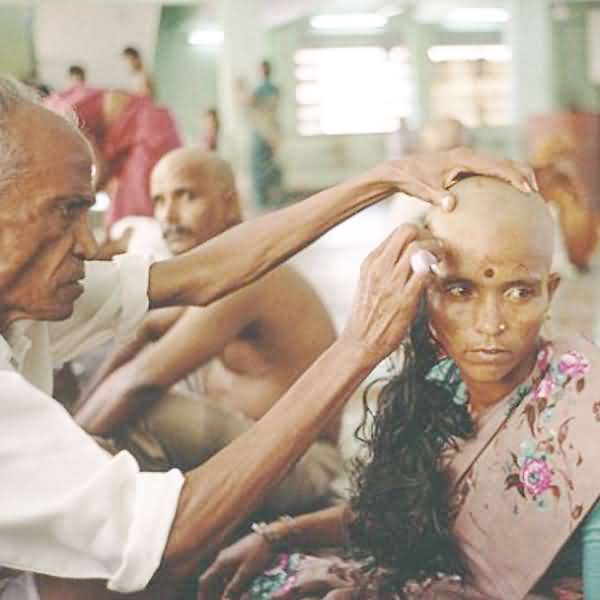 Indian temple hair